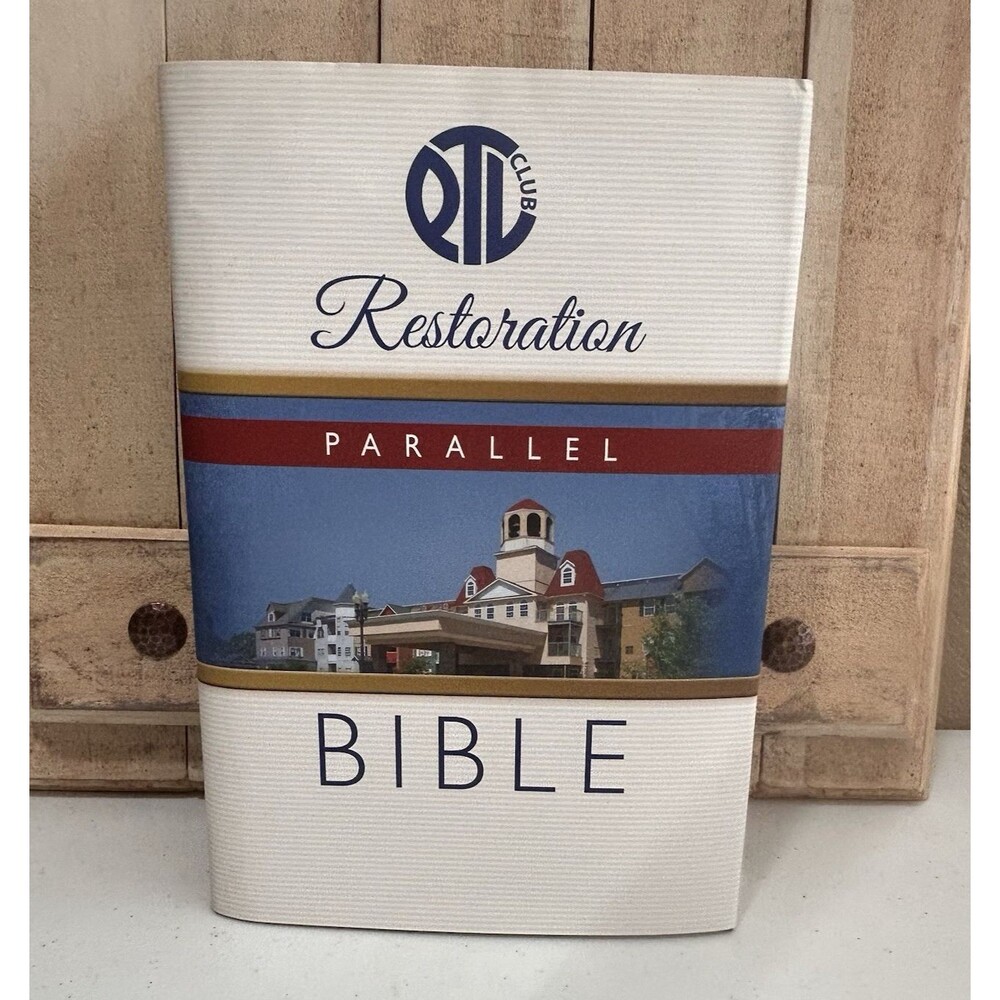 Restoration Parallel Bible KJV MEV 2014 HB DJ PTL Club edition Jim Bakker